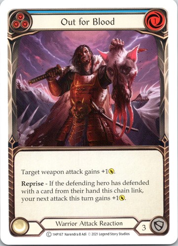 Out for blood common - blood,