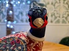 GISELA GRAHAM  LARGE FABRIC STANDING  PHEASANT CHRISTMAS ARTS AND CRAFTS