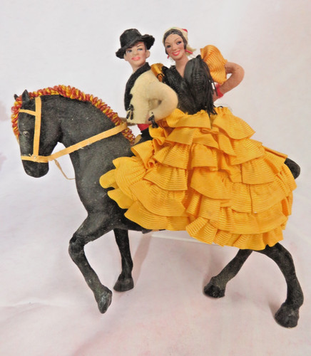 Vintage flamenco horse dolls - &,