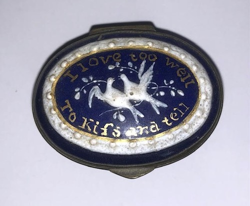 Antique c18th bilston enamel - antique,