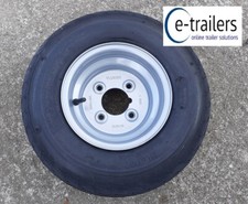 16.5 x 6.5-8 6ply DELI TRAILER TYRE 4" PCD VLUKON RIM HIGH SPEED ROAD / BUGGY