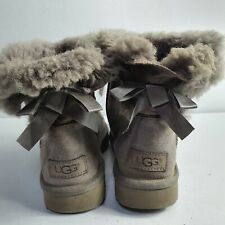 UGG Boots Grey Bailey Bow