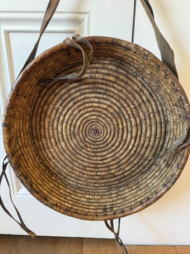 Antique woven coiled - woven, weave