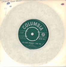 Tony Brent With The Eric Jupp Orchestra(7" Vinyl)I'm Alone Because I Lo-VG/VG+