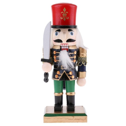 20cm wooden nutcracker solider - 20cm,