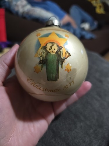 1977 herald angel - angel, glass