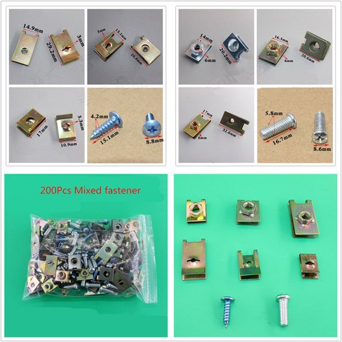 200 mixed nuts screws - mixed, car