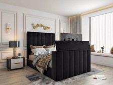 Bed frame with ottoman - tv,