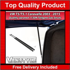FITS VW T5 CARAVELLE 03-15 1130N UPRATED TAILGATE GAS STRUTS BIKE BICYCLE RACK
