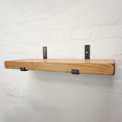 Lipped steel shelf brackets - lipped,