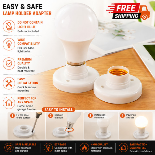 E27 light bulb - e27, holder