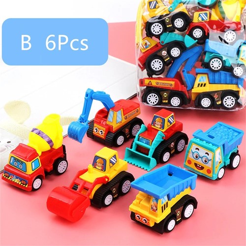 6pcs toy cars - toy, pull