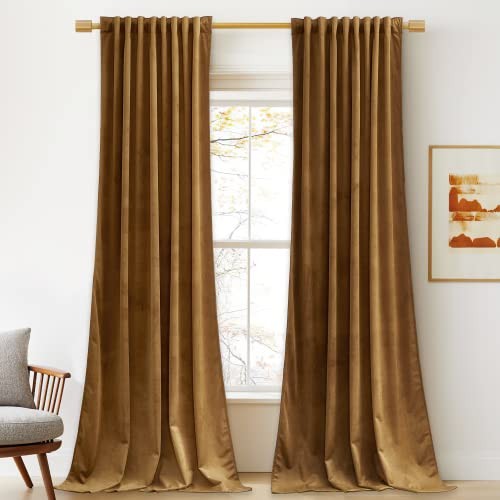 Velvet curtains inches - velvet,