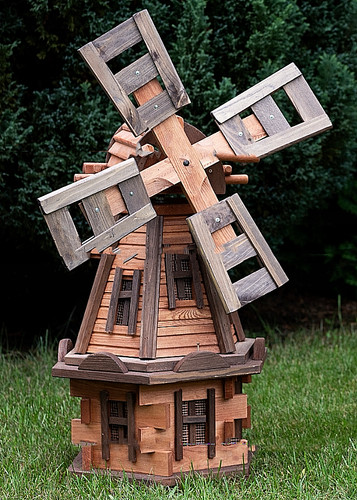 Windmill spinner garden - windmill, patio