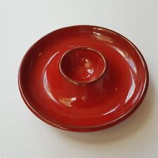 Granada stoneware red egg cup