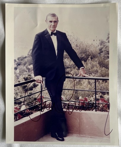 Sean connery autographed photo - sean,