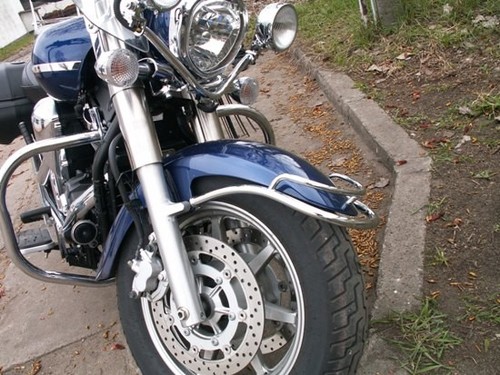 Front fender mudguard trim - front,