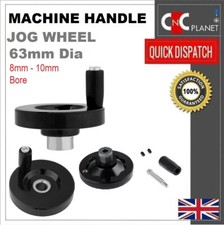 CNC Lathe Milling Machine Hand Wheel Lead screw Handle Dia 63mm 8mm 10mm bore