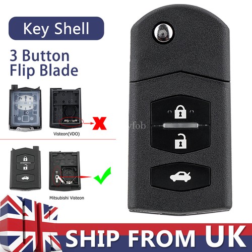 Button flip remote key fob - key,