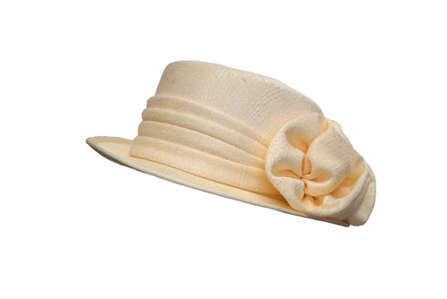 Vintage cream occasion hat - cream,
