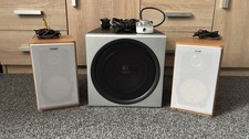 Logitech Z2300 + Sony Bookshelf Speaker System