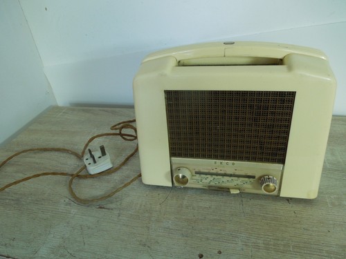 Bakelite ekco valve - valve, radio