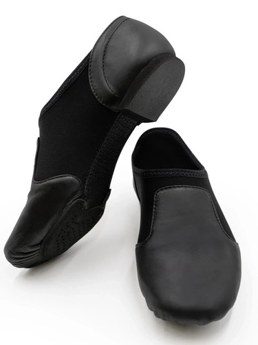 Black capezio slip split - black,