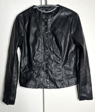 Zara Black Faux Leather Vegan