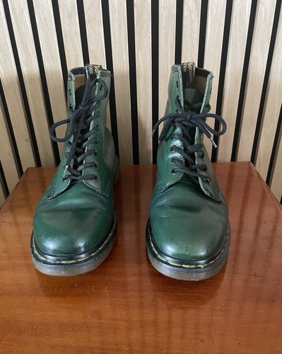 Martens 1460 green leather - dr,