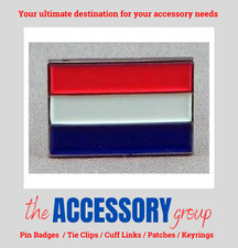New Dutch Holland Netherlands Country Flag pin badge metal enamel tie pin