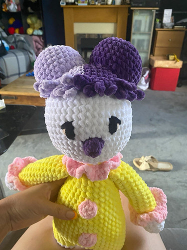 Handmade crochet plush doll - handmade,