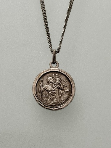 Saint christopher medal - saint,