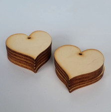 Wooden Asymmetric 4 cm long