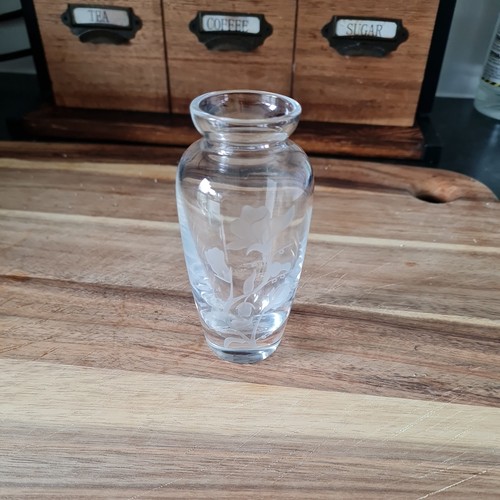Vintage stuart etched - vintage, glass