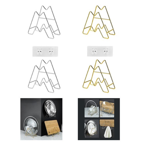 Pot lid organizer rack - organizer,