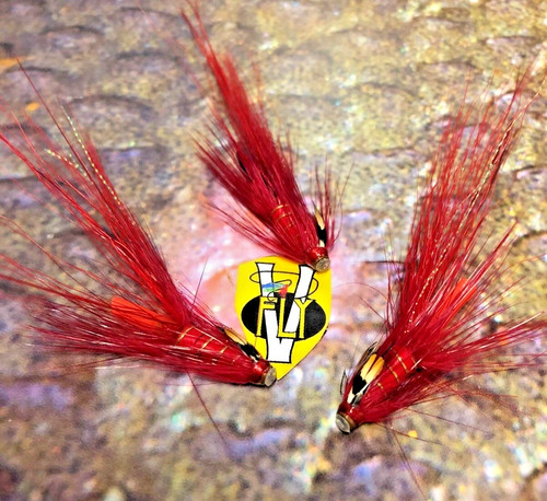 Fly inch birgham red - v, 3/4