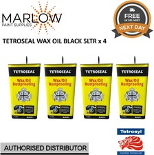 4 x TETROSEAL CAVITY WAX OIL
