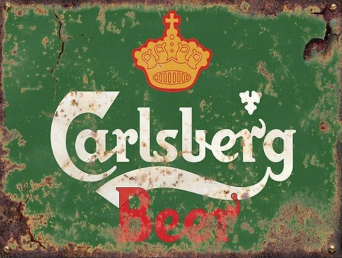 Carlsberg signs metal - carlsberg,