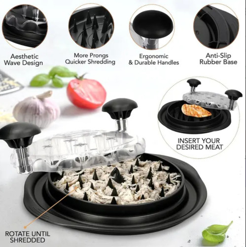 Pulled chicken shredder - pulled,