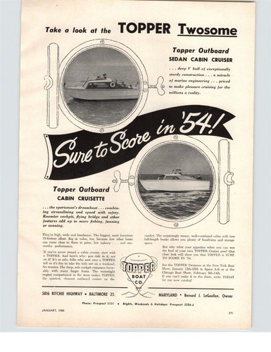 1954 paper topper - paper, co