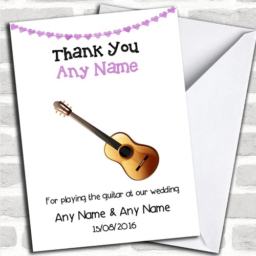 Thank you for playing guitar - thank,