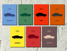 POSTER - FORD SILHOUETTES (A4