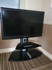 Panasonic Viera 42"TV TX-L42D26B with  Alfason glass stand & BT Freeview Box