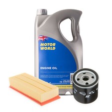 Service Kit Oil & Air Filter & 5L Engine Oil 5W30 Fits Seat Cordoba Toledo