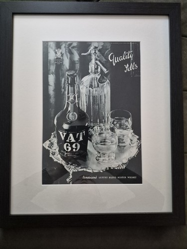 Vat whisky originsl advert - 69,