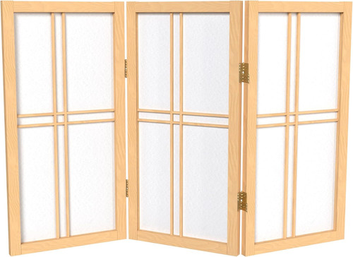 2ft natural panel short - natural, 3-panel