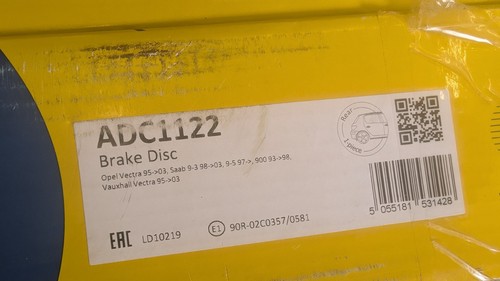 Vauxhall vectra rear - rear, brake