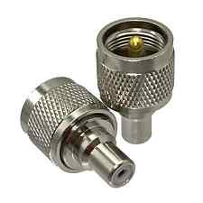 1Pcs Adapter UHF PL259 Male Plug to RCA TV Female Jack RF COAXIAL Connector