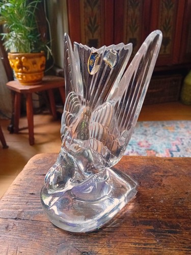 Bohemian crystal swallow bird - crystal,