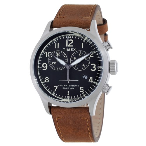 Timex waterbury quartz black - waterbury,
